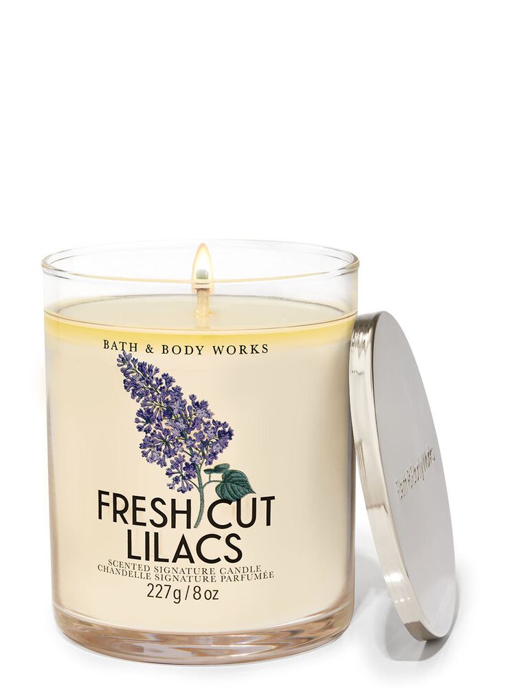 Fresh Cut Lilacs Single Wick Candle