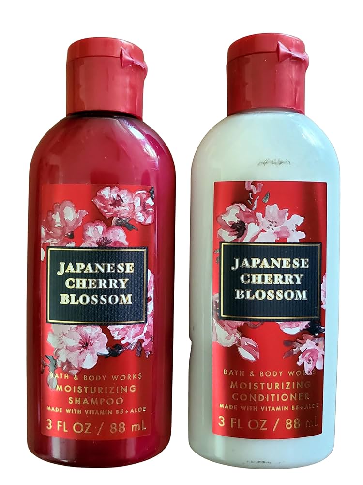 Japanese Cherry Blossom Shampoo & Conditioner Travel Size