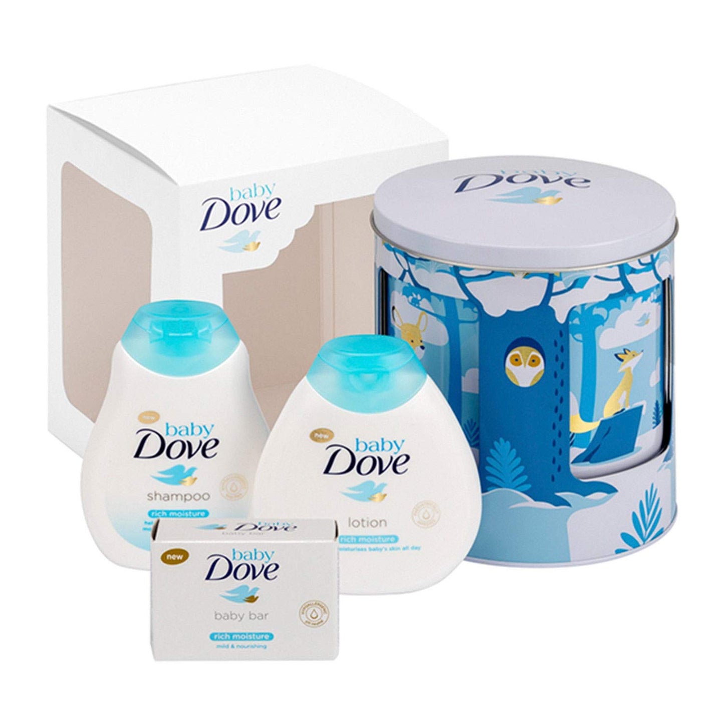 Baby Dove Lullaby Musical Tin