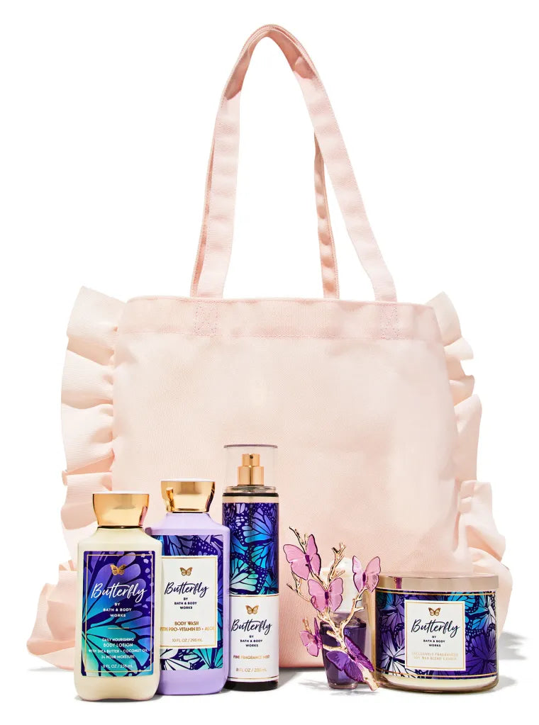 Butterfly Gift Pouch Bag Set