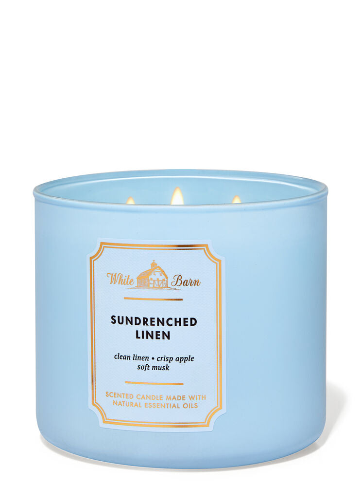 Sundrenched Linen 3-Wick Candle