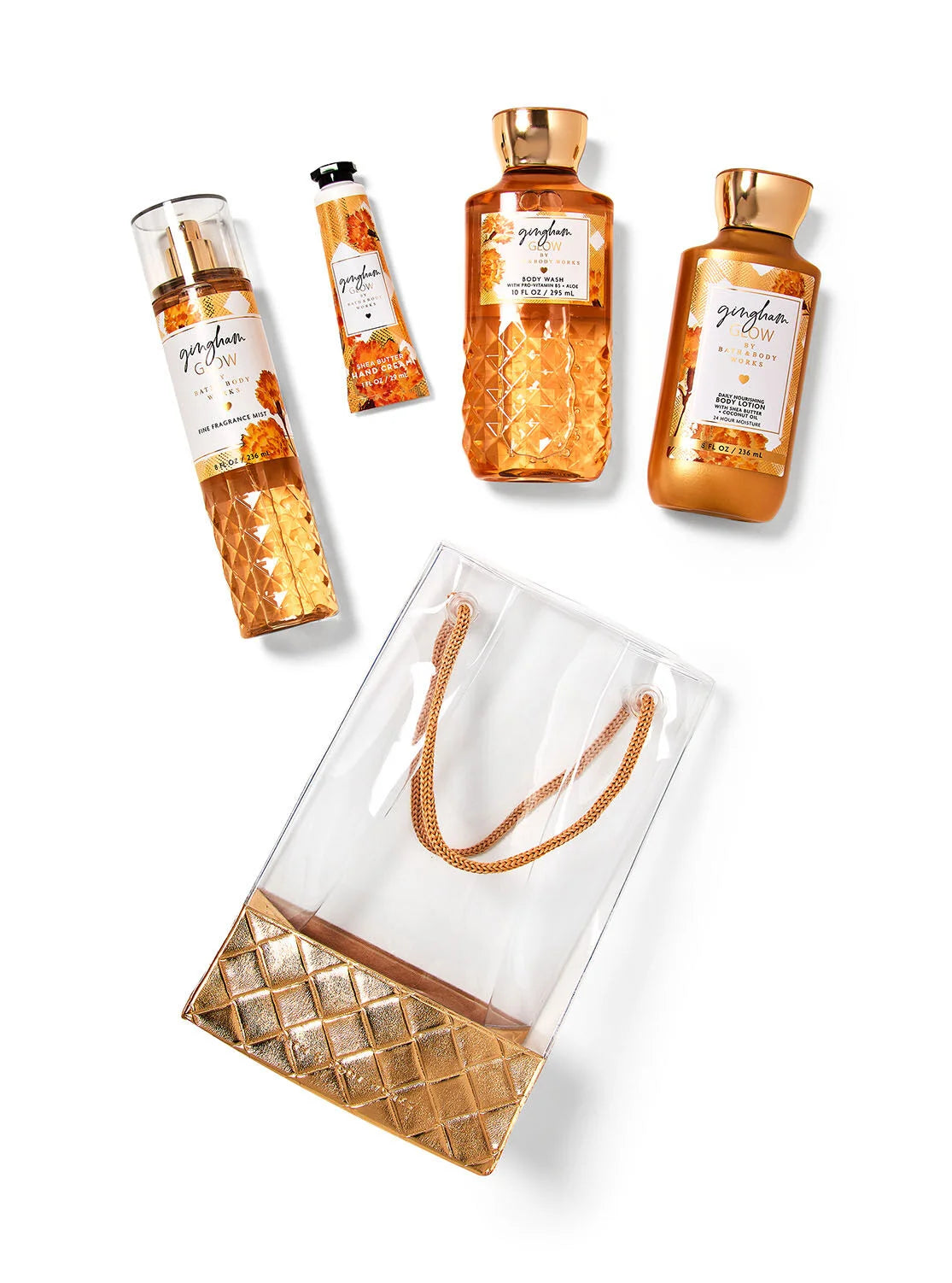 Gingham Glow Gift bag Set