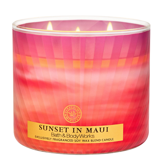 Sunset in Maui 3-Wick Candle