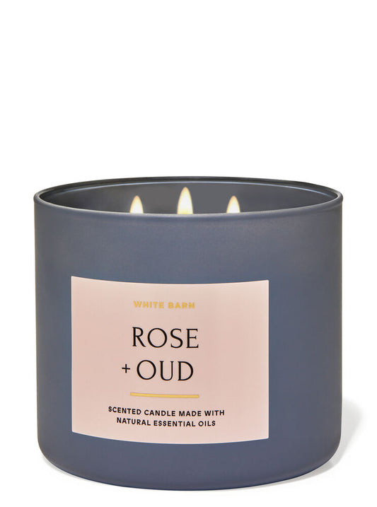 Rose + Oud 3-Wick Candle