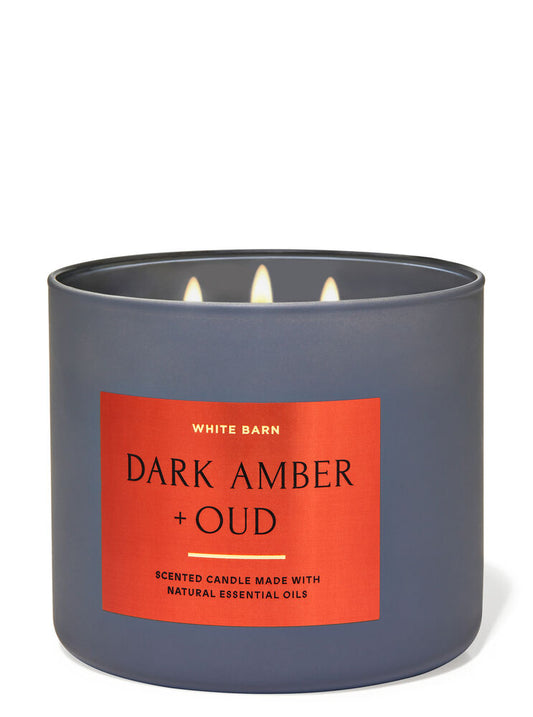 Dark Amber + Oud 3-Wick Candle
