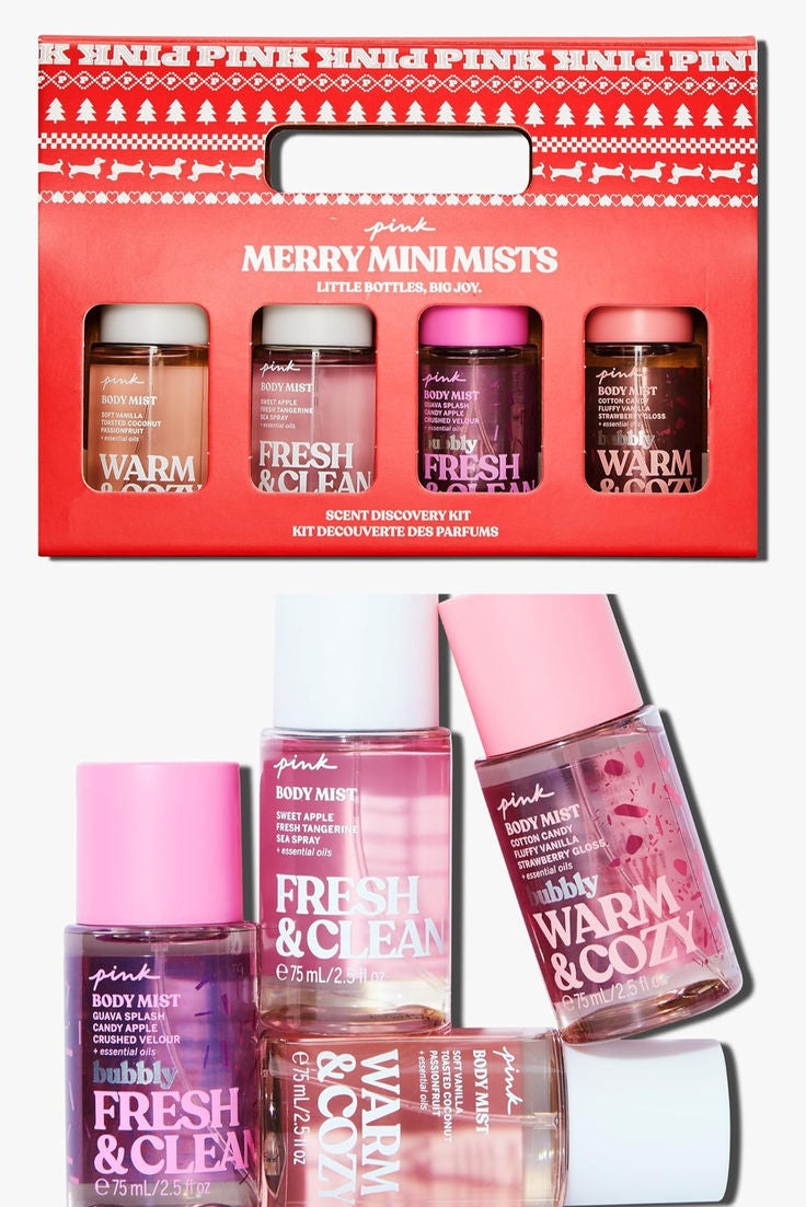 Pink Merry Mini mists Set