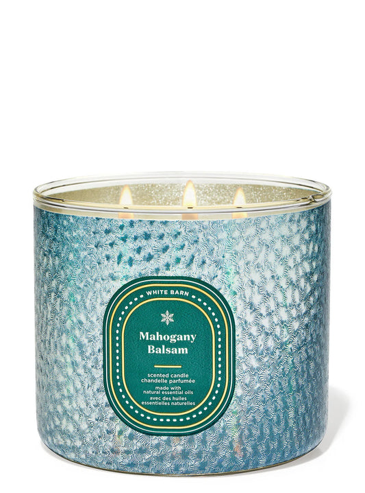 Mahogany Balsam 3-Wick Candle