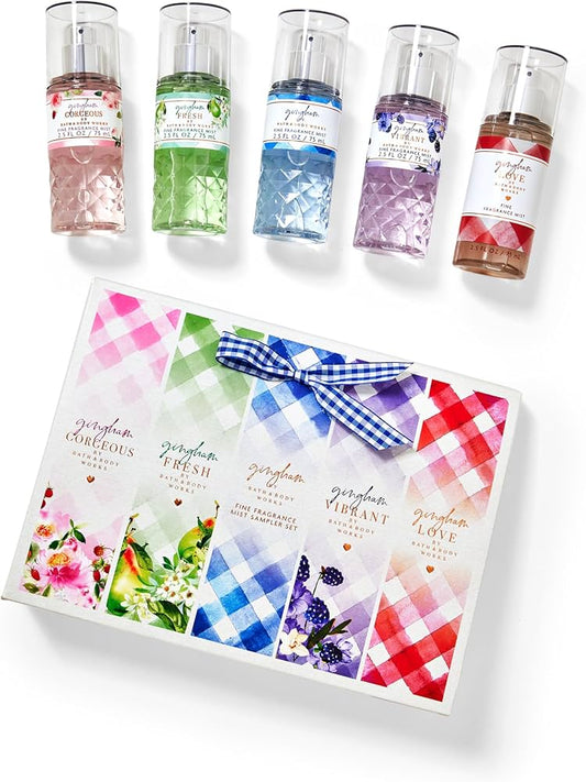 Gingham Travel Size Gift Box Set